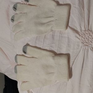 white gloves